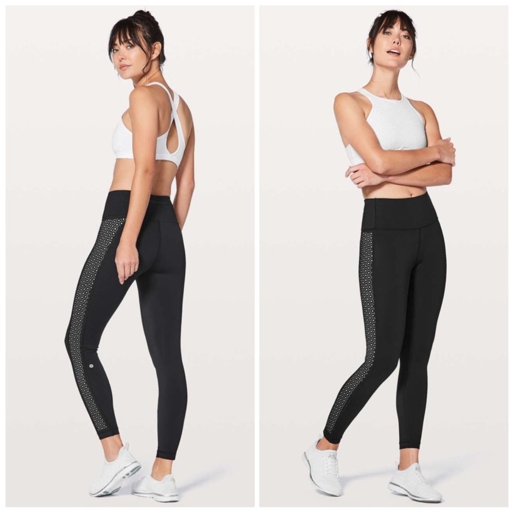 Lululemon Colour Me Quick 7/8 Tight 25"
Black / White Leggings Women’s 4